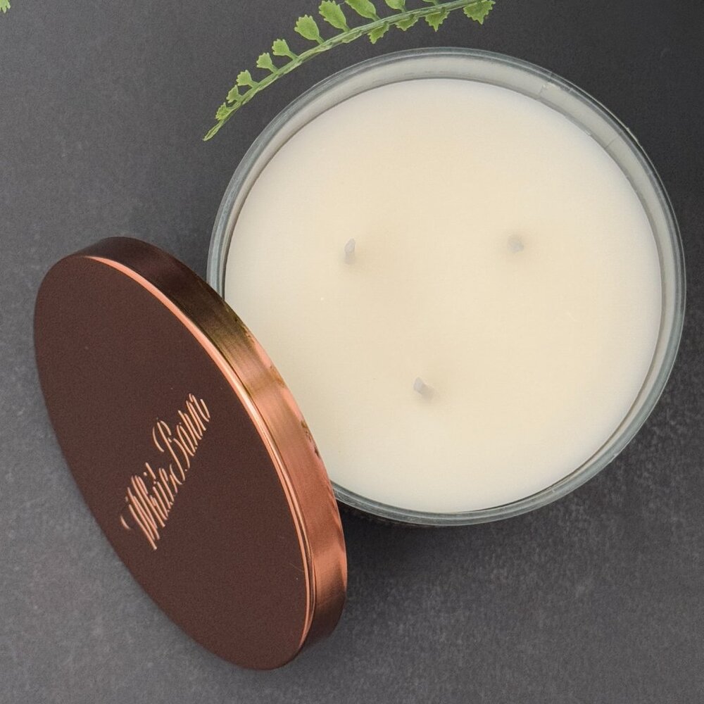 BBW Coconut Sandalwood White Barn Bath & Body Works 3 Wick Candle - Picture 6 of 10